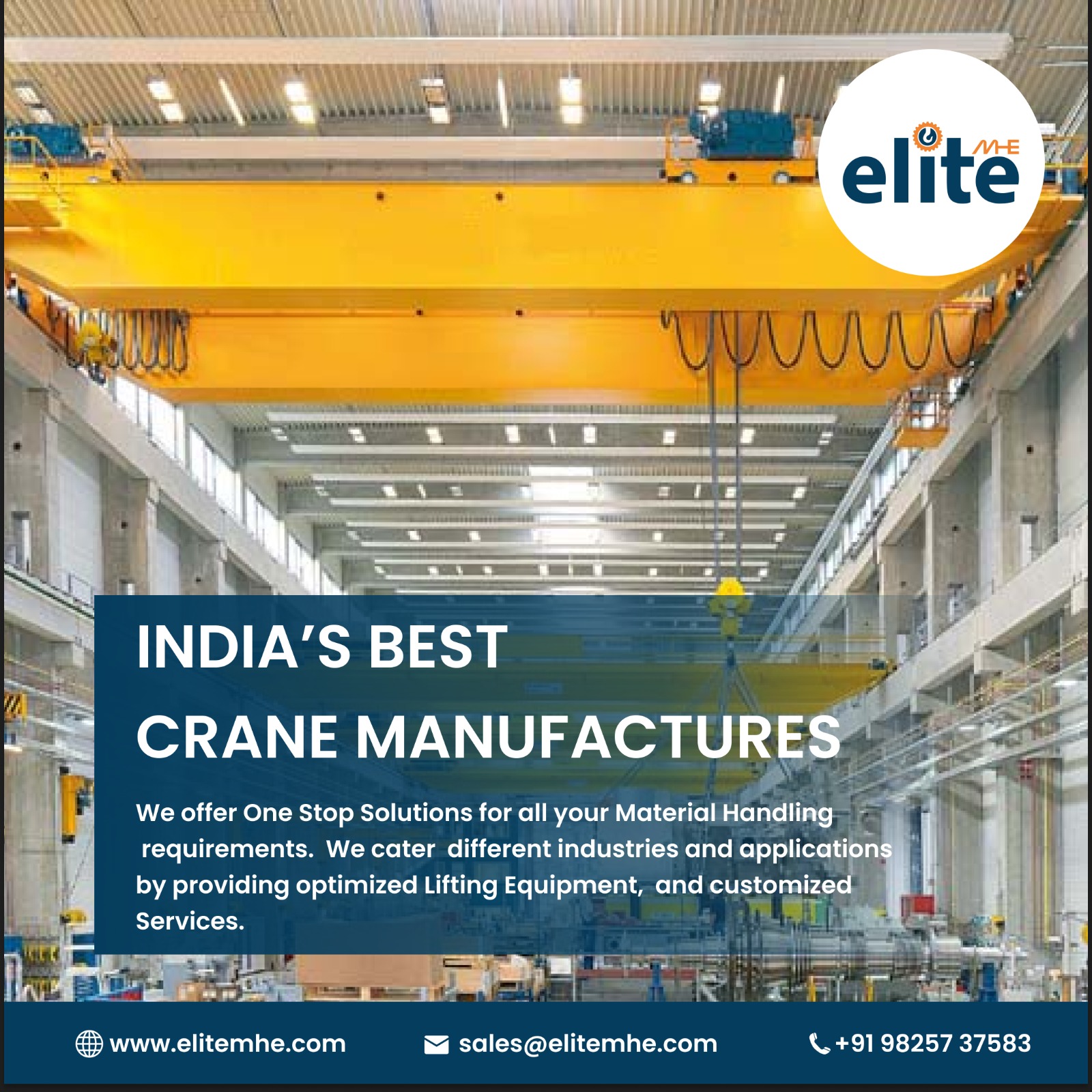 India’s Best Crane Manufacturer: Elevating Lifting Solutions to New Heights