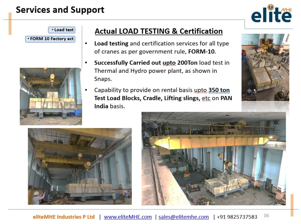 Actual Load test