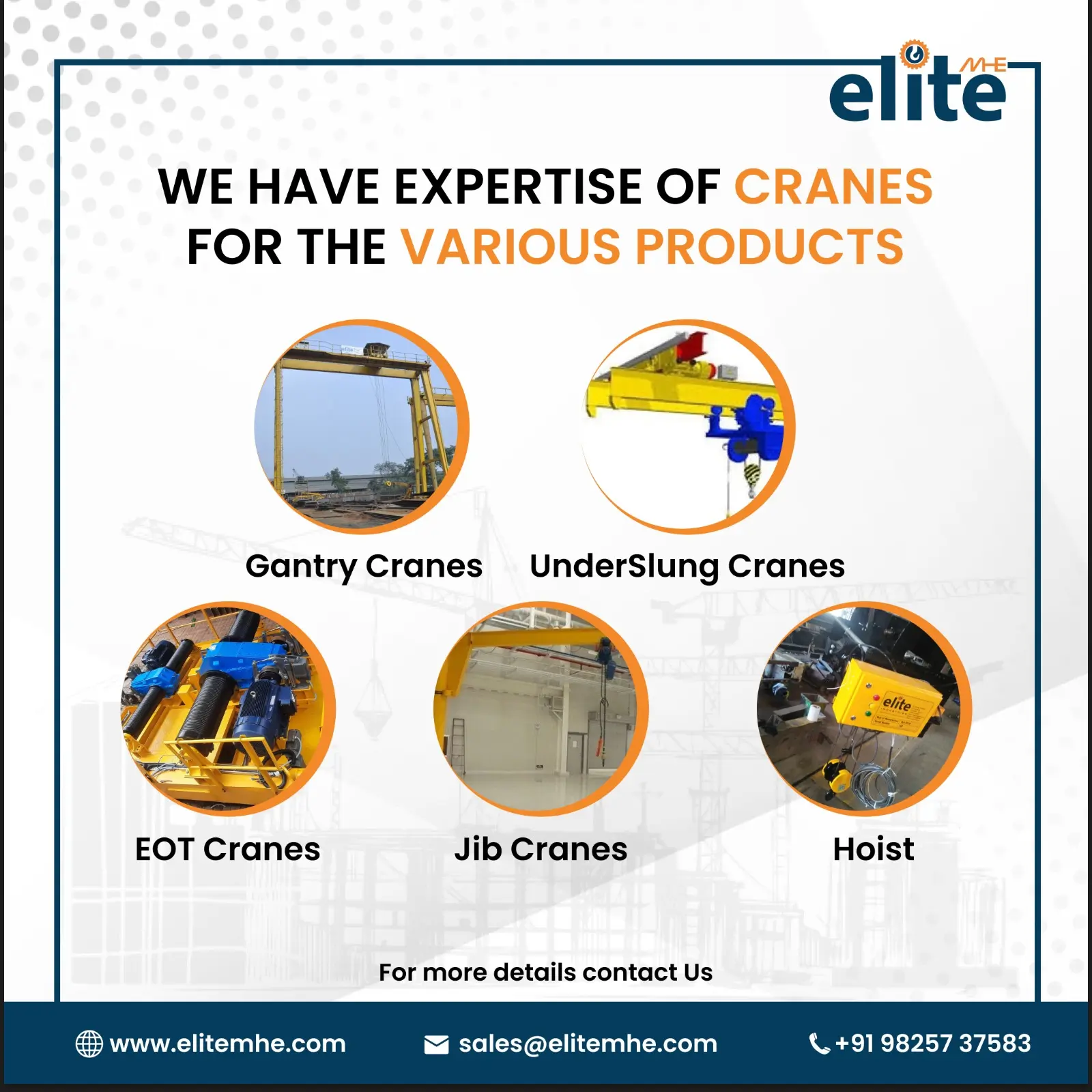 Unleashing Expertise: Elevating Lifting Solutions for Various Products with Expertise in EOT Cranes and Hoist